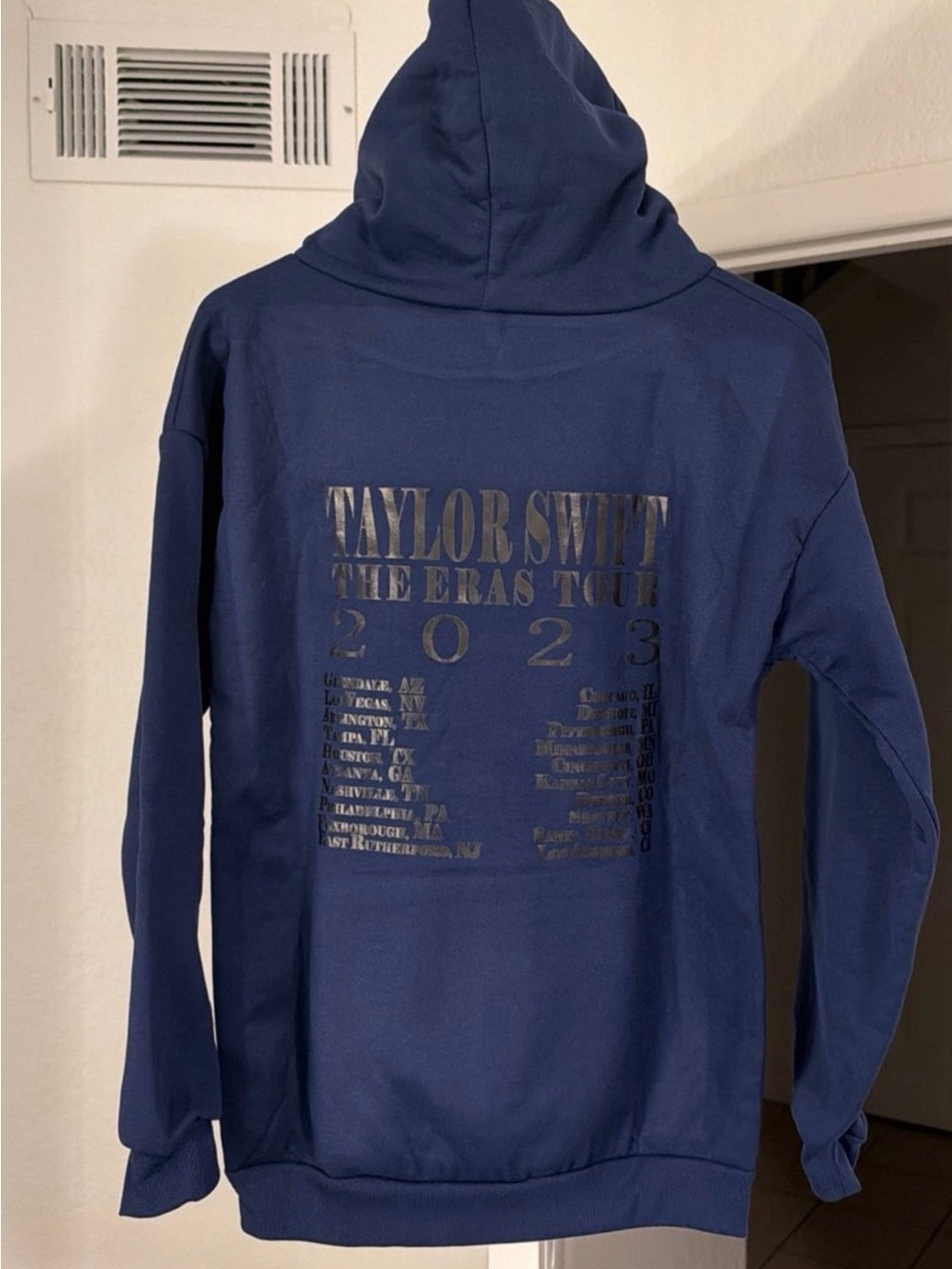 Taylor Swift Navy Blue The Eras Tour 2023 Crewneck Sweater